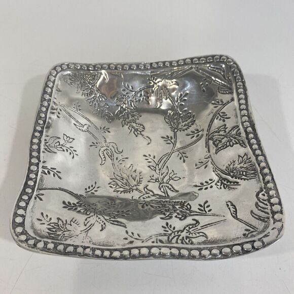 Beatriz Ball 6473 Antik Leyla Small Square Bowl with Pearls 5.75” - Picture 2 of 6